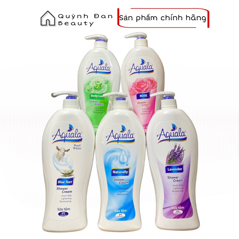 SỮA TẮM AQUALA 5 MÙI 1200ML
