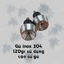 Gù tay lái chống rung salaya inox 304 mẫu thái gắn cho nhiều dòng xe wave, sirius, future, exciter, vision, sh mode
