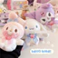 Gấu Bông Mini Móc Khóa Sanrio Mềm Mịn Quà Tặng Dễ Thương MEILI STORE