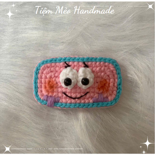 [Ảnh Thật +Sẵn hàng] Kẹp Tóc Bọt Biển Len Handmade
