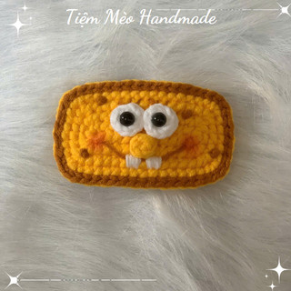 [Ảnh Thật +Sẵn hàng] Kẹp Tóc Bọt Biển Len Handmade