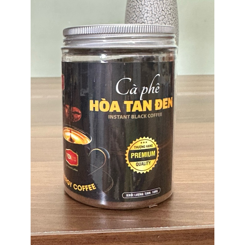 Cà Phê Hoà Tan Đen VIN - Hũ 100 gr