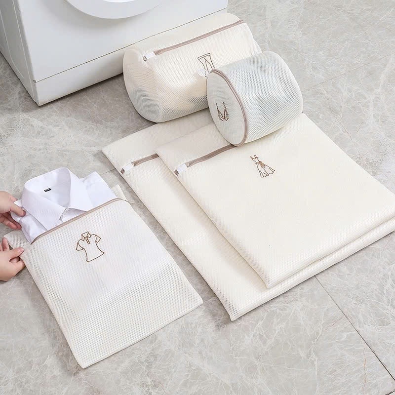 Set 6 Túi Giặt Cao Cấp 3 Lớp Quần Áo, Đồ Lót Cho Máy Giặt Túi Lưới Giặt Quần Áo Đồ Lót Máy Giặt Có khóa 3 Lớp