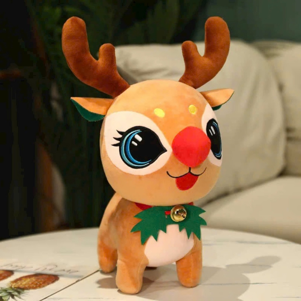 Gấu Bông Noel Tuần Lộc, Người Tuyết, Cây Thông Làm Quà Tặng Giáng Sinh Cho Người Thân