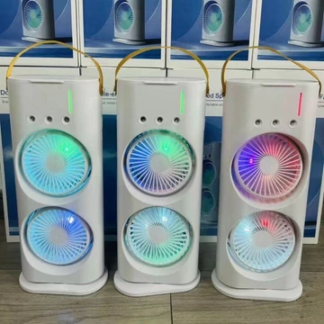 Quạt Điều Hòa Tích Điện A3 Plus 2 Tầng và Quạt Nước Đá Điều Hòa Mini Vuông 18008. LKP