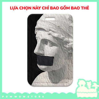 Bao Đựng Thẻ Nhân Viên Dọc Nhựa ABS Phong Cách Nhân Vật Hội Hoạ Abstract Statue Art Thú Vị