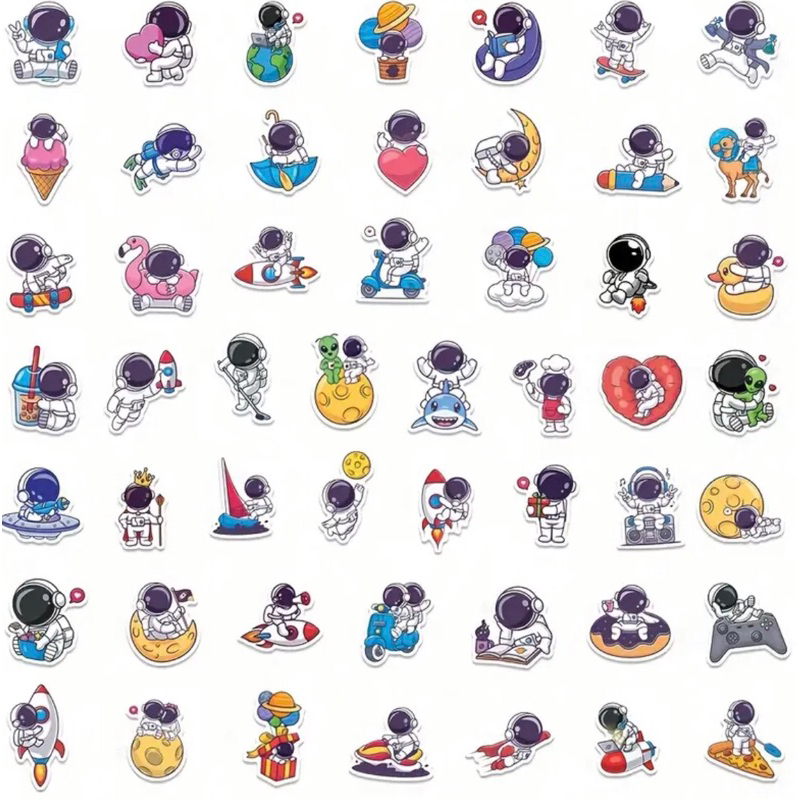 100 Sticker Dán Mũ Bảo Hiểm, Hình Dán Nón Bảo Hiểm, Vali, Laptop, Guitar, Decal Dễ Thương