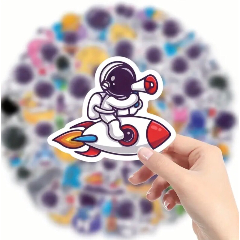 100 Sticker Dán Mũ Bảo Hiểm, Hình Dán Nón Bảo Hiểm, Vali, Laptop, Guitar, Decal Dễ Thương