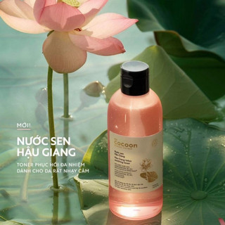 Nước Sen Hậu Giang Cocoon Toner Cân Bằng, Cấp Ẩm và Làm Dịu Da (310ml)