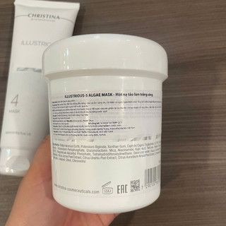 Christina Algae Illustrious Mask 5 - 150gr - Mặt Nạ Tảo Trắng Da Số 5 Christina Illustrious Algae Mask Mịn Da Sạch Sâu