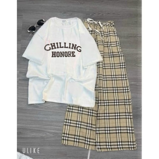 [ Rẻ vô địch ] Set bộ áo thun Chilling mix quần xuông các loại