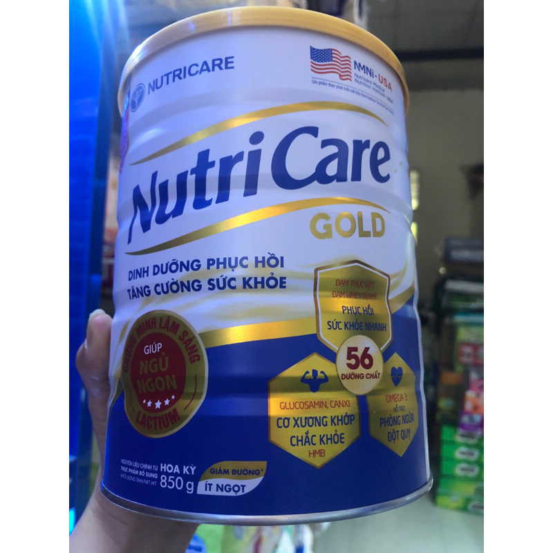 { Deal sốc} Sữa Nutricare Gold 900g ít ngọt
