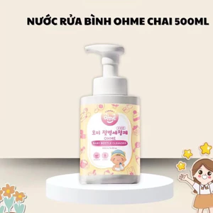 Nước rửa bình sữa cho bé OHME 500ml