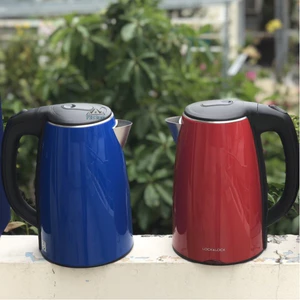 Ấm đun siêu tốc 2 lớp LocknLock Electric Kettle EJK731 2 Màu 1.7L-1800W, đế xoay 360 độ - K-MALL
