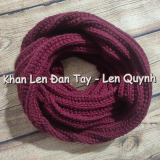 KHĂN ỐNG ĐAN TAY mỏng nhẹ ấm áp - Sản phẩm phù hợp cho cả nam và nữ