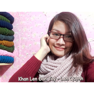 KHĂN ỐNG ĐAN TAY mỏng nhẹ ấm áp - Sản phẩm phù hợp cho cả nam và nữ