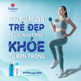 Thùng 24 Chai Nước Uống Ion Kiềm Cao Cấp Đóng Chai Fujiwa 450ml - Nước uống Detox với Công Nghệ Điện Phân Ion Kiềm