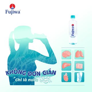 Thùng 24 Chai Nước Uống Ion Kiềm Cao Cấp Đóng Chai Fujiwa 300ml - Nước uống Detox với Công Nghệ Điện Phân Ion Kiềm