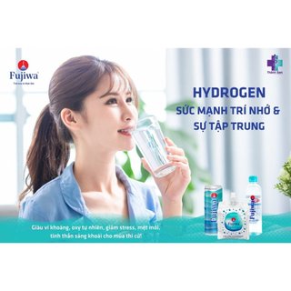 Thùng 24 Chai Nước Uống Ion Kiềm Cao Cấp Đóng Chai Fujiwa 300ml - Nước uống Detox với Công Nghệ Điện Phân Ion Kiềm