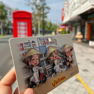 set 3 magnet chibi đáng yêu áo dài Việt