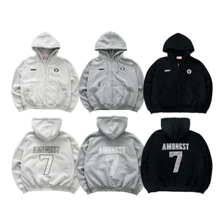 AMON7 HOODIE ZIP - Áo khoác nỉ kéo 2 chiều thêu 2 mặt, có túi trong form boxy Nabi.home