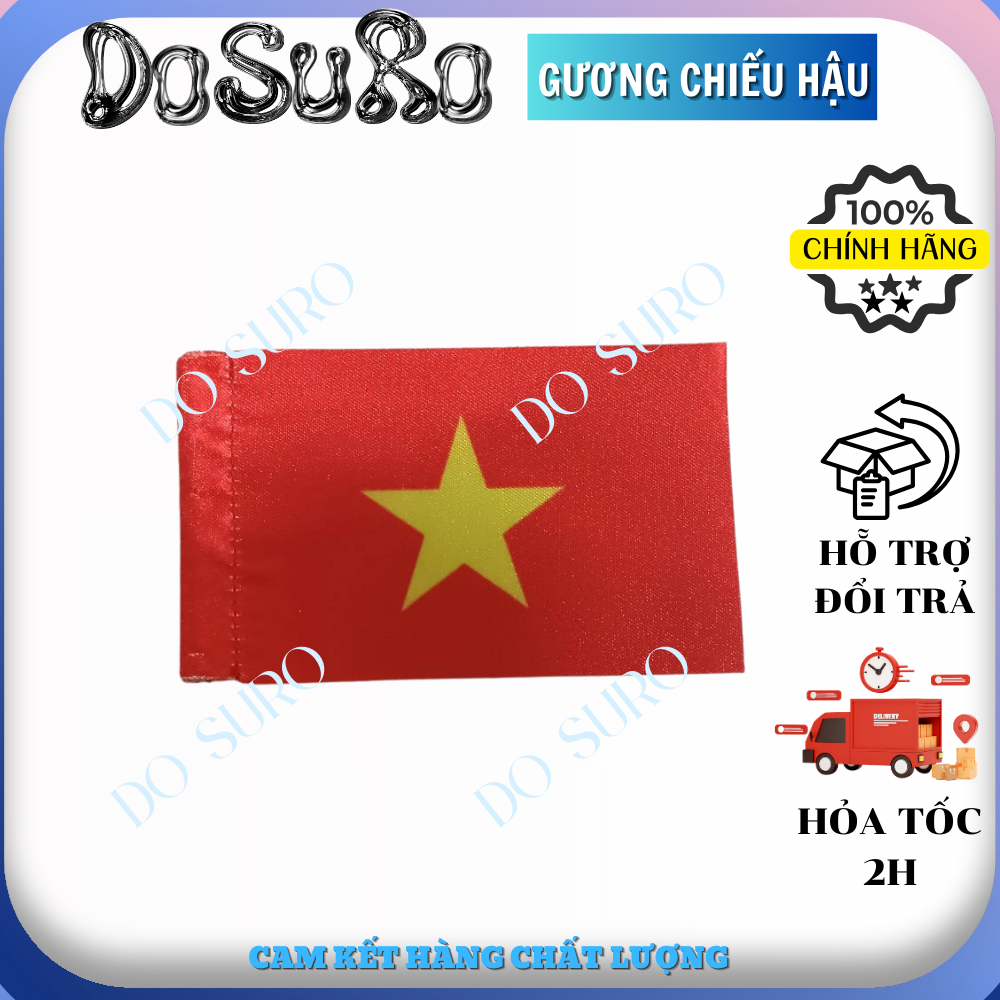 Ốc Chân Kính Lá Cờ VIỆT NAM Ren thuận ốc chân gương