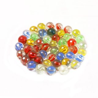 Set 200, 100 Viên Bi Thủy Tinh Trong Suốt Loại 16mm giá rẻ nhiều màu - Bi Ve bắn tuổi thơ cho bé bởi OKAMAS