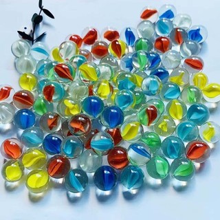 Set 200, 100 Viên Bi Thủy Tinh Trong Suốt Loại 16mm giá rẻ nhiều màu - Bi Ve bắn tuổi thơ cho bé bởi OKAMAS