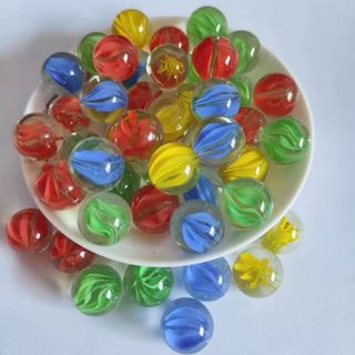 Set 200, 100 Viên Bi Thủy Tinh Trong Suốt Loại 16mm giá rẻ nhiều màu - Bi Ve bắn tuổi thơ cho bé bởi OKAMAS