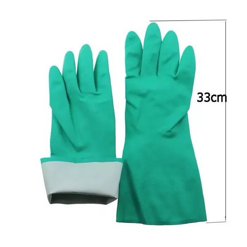 Găng tay cao su nitrile Chem Gard , găng tay cao su Malaysia , găng tay chống hóa chất