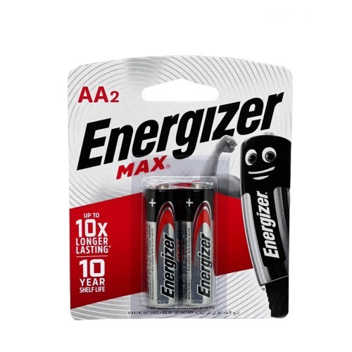 Vỉ 2 viên Pin Energizer AA MAX LR6 (Pin tiểu) – Vỉ 2 viên Pin Energizer AAA MAX LR03 (Pin đũa)