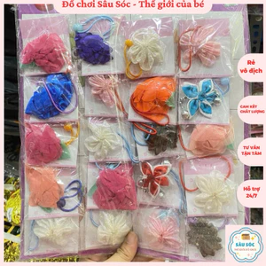 Dây cột tóc hoa nhiều mẫu