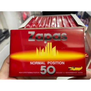 5 Băng Cassette Nhật Zapas 50 (Băng Mới Nguyên Seal)