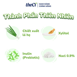 GẠC RĂNG MIỆNG THECI LÀM SẠCH VÀ BẢO VỆ RĂNG MIỆNG CHO BÉ Hộp 5 gói - TCVN
