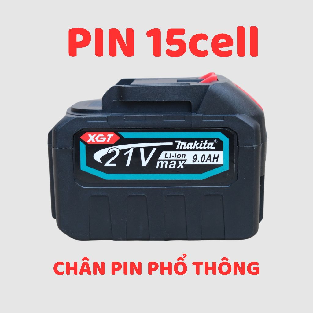 Pin 15 Cell Makita Chân Pin Phổ Thông M21, Pin lõi xanh Dòng Xả Cao ...