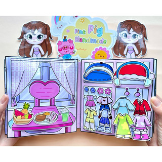 Đồ chơi bóc dán búp bê Avatar world cute 4in1 - Búp bê giấy