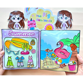 Đồ chơi bóc dán búp bê Avatar world cute 4in1 - Búp bê giấy