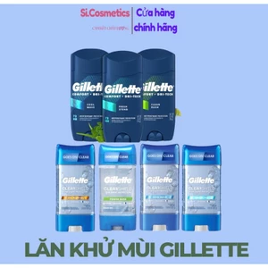 Lăn Khử Mùi Dành Cho Nam Gillette Mỹ 107g Cool Wave 5in1 | Artic Ice | Sport Triumph - Hàng Nhập Khẩu Chính Hãng