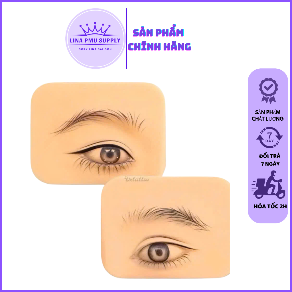 [2 MẮT RỜI] Cặp Da Mắt Giả 3D Hình Xăm Silicon Mềm Người Mới Bắt Đầu ...