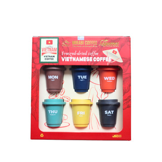 Cà Phê Sấy Lạnh Mirabi x Légumes - Freeze-Dried Vietnamese Coffee, Cà Phê Việt Nam Nguyên Chất Tiện Lợi, Set 6 Viên