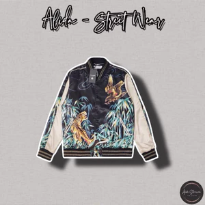 ⚡️[Hight Quality] Áo Khoác Sa1n1 Lau1n Paris SS16 Tiger & Eagle Jacket - Collar Harry Style Điểm Nhấn Đại Bàng Cao Cấp