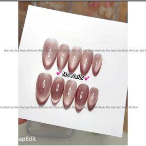 Nail box mắt mèo kim cương ánh trăng, sơn thạch, 11 Form siêu xinh M111