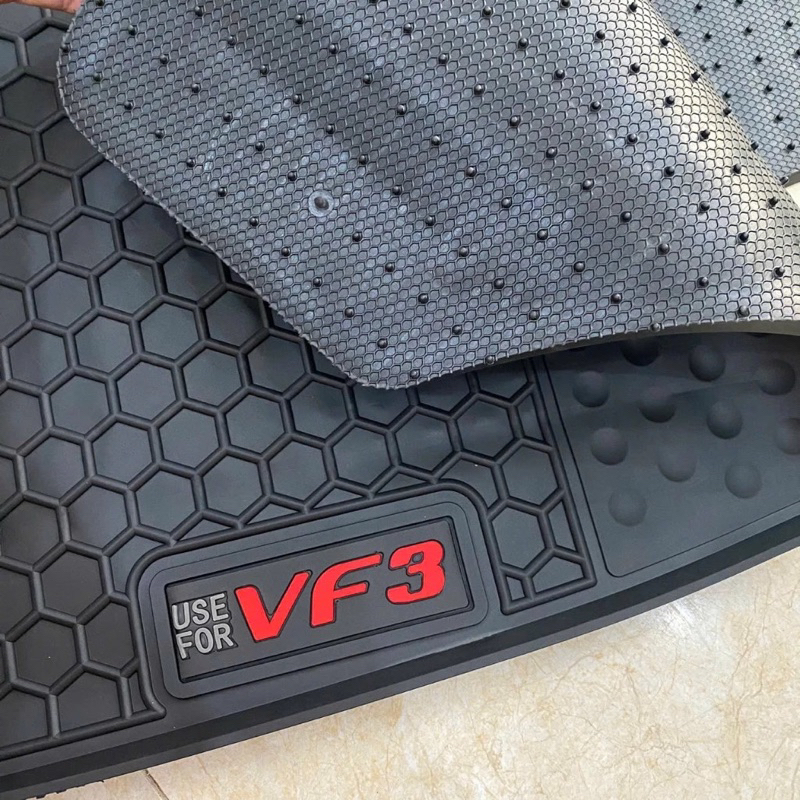 Thảm lót sàn cao su đúc xe Vinfast VF3 không mùi Hàng cao cấp