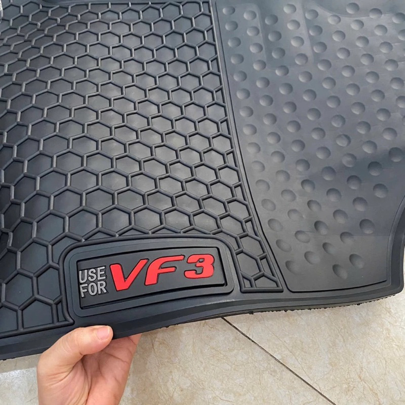 Thảm lót sàn cao su đúc xe Vinfast VF3 không mùi Hàng cao cấp