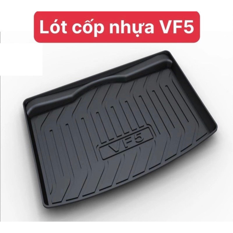 Lót cốp xe Vinfast VF5 nhựa dẻo siêu đẹp, siêu bền, chống thấm nước, không mùi, vừa khít xe (Hàng cao cấp)