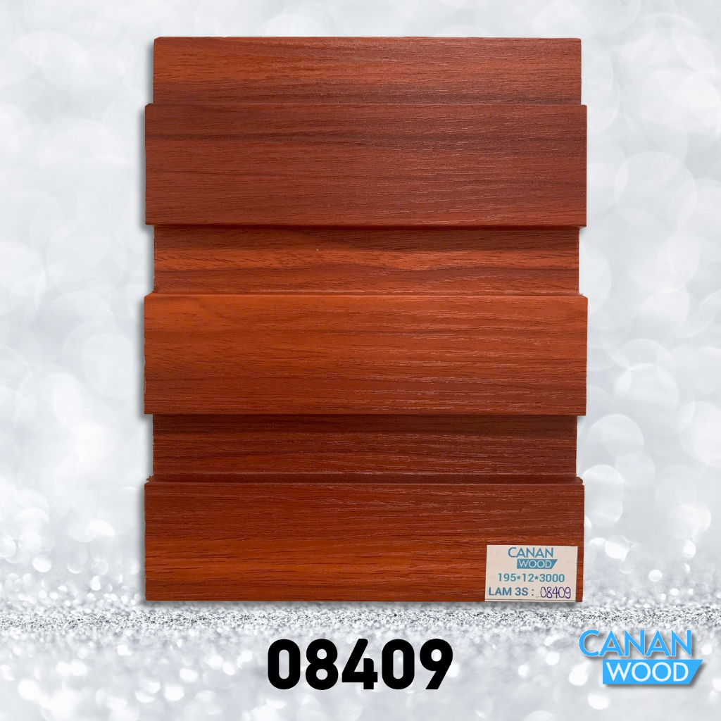 Tấm Nhựa PVC Ốp Tường Lam 3 Sóng Thấp 3000x195x12mm [Thanh 3m Cắt Đôi 1m48] - Lam Sóng Cao Cấp | BigBuy360 - bigbuy360.vn
