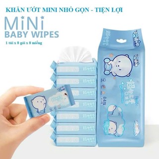 Khăn Ướt Mini, Giấy Ướt Cao Cấp Bỏ Túi, Tiện Lợi, Dễ Dàng Sử Dụng