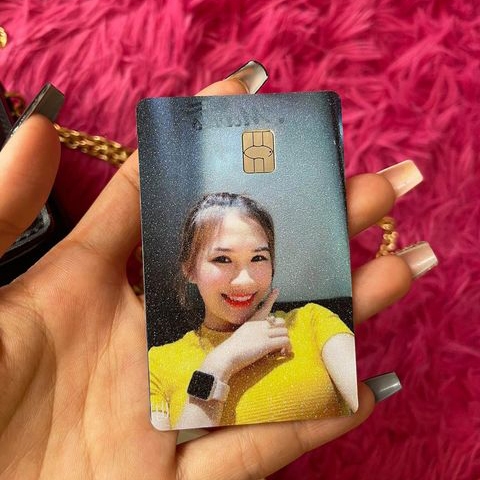 Miếng Dán Trang Trí IN THEO YÊU CẦU - Sticker Thẻ ATM (Thẻ Chung Cư, Thẻ Xe, Debit, Credit) NF2
