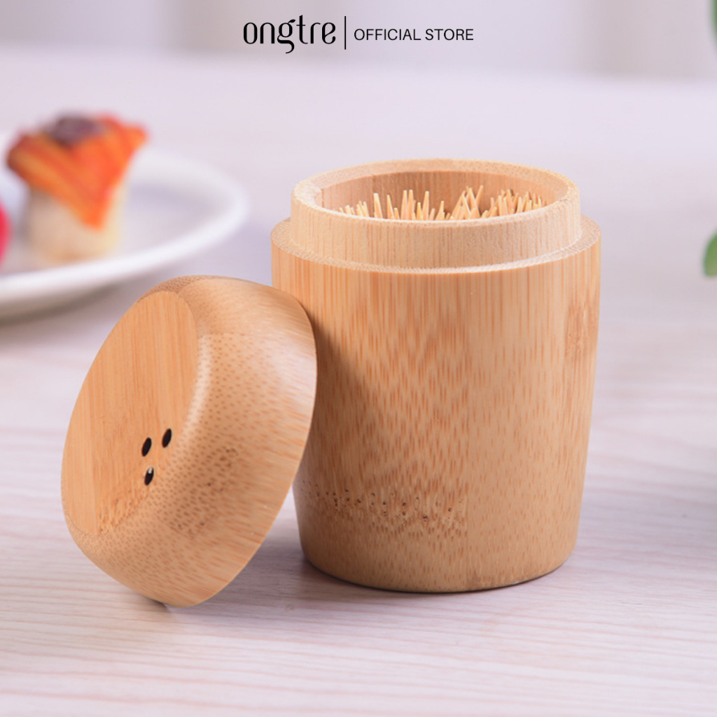 Hộp Đựng Tăm ONGTRE, In Logo Theo Yêu Cầu, Phụ Kiện Nhà Hàng, Khách Sạn, Café, Homestay, Cửa Hàng Bánh