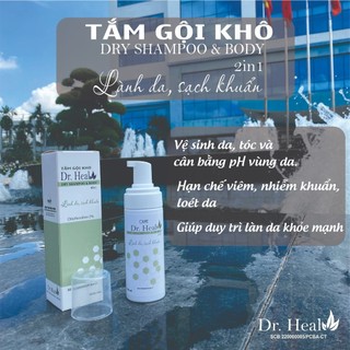 Dr. Heal SHAMPOO & BODY TẮM GỘI KHÔ DÀNH CHO NGƯỜI BỆNH CHLOHEXIDINE 2% PHÒNG NGỪA NHIỄM KHUẨN